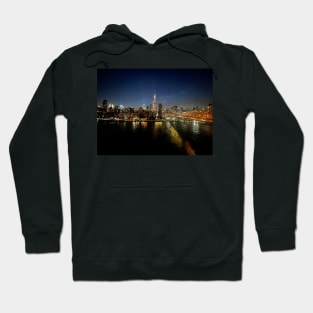 NYC Night Skyline Hoodie